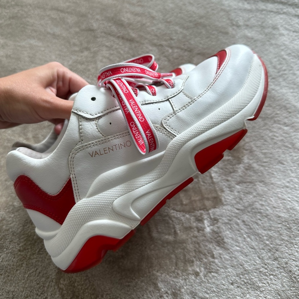 Valentino Miriam leather chunky sneakers size 8